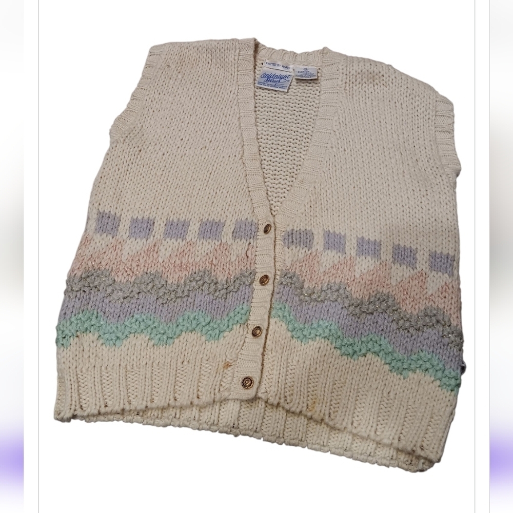 Vintage Knit Sweater Vest 1989 Tokyp Grup
